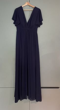 dunkelblaues Abendkleid, von Eva & Lola, Gr L
