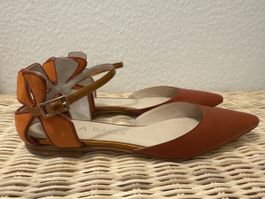 Lella Baldi Damenschuhe Ballerinas Grösse 37 Leder braun