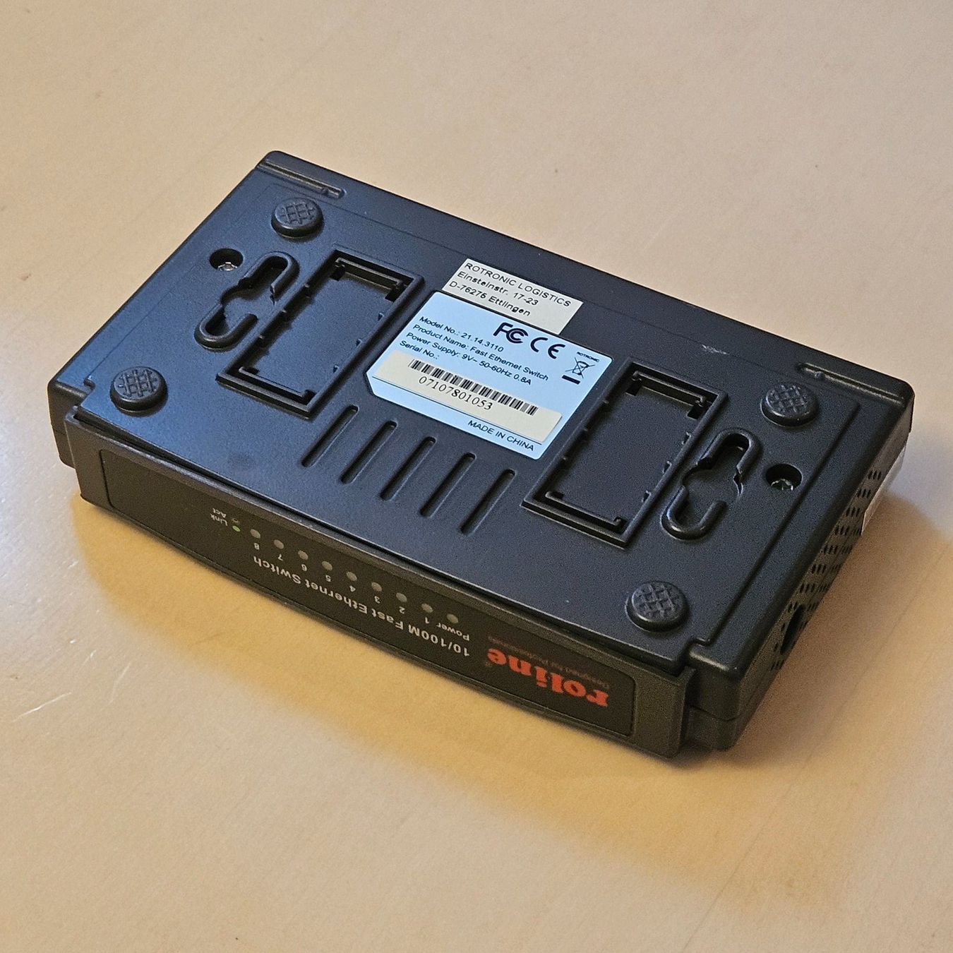Hubs & Switches: Roline RS-105D; 8-Port Fast Ethernet Switch – Gebraucht aus Wettingen von Christianv 4