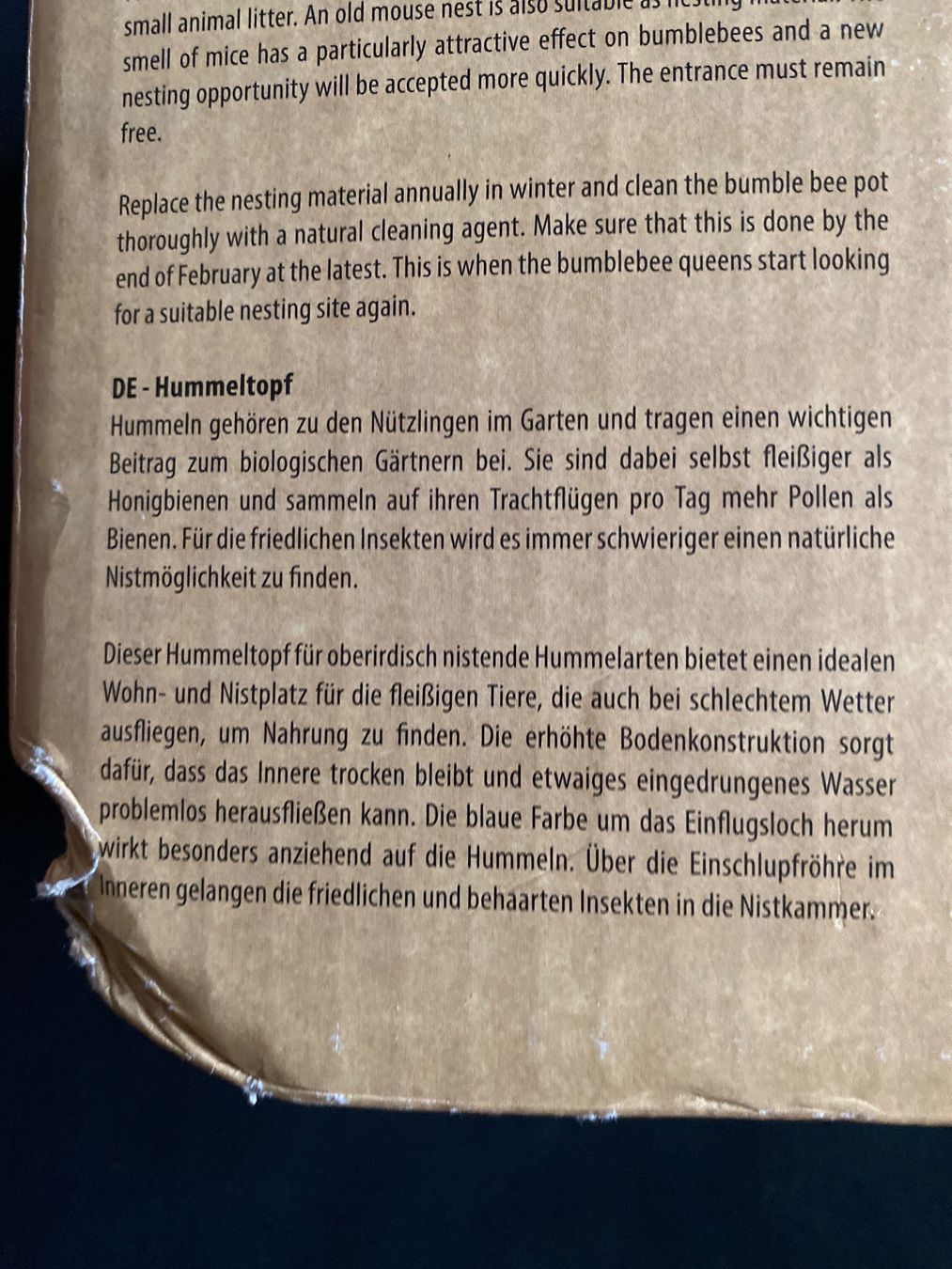 Bienenhäuser: Esschert Wildlife Hummeltopf – Neu und originalverpackt aus Horgen von CS75 4