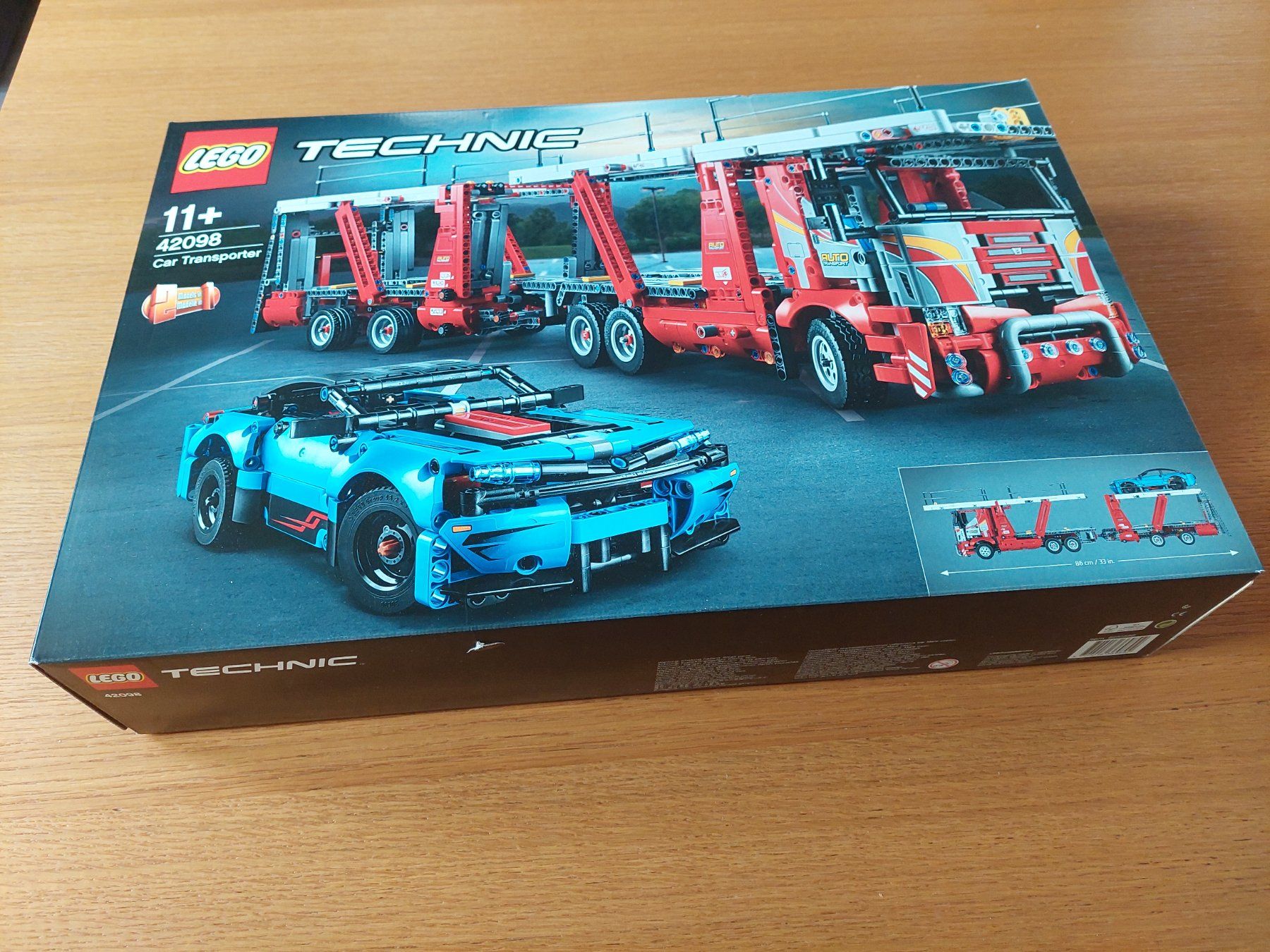 Lego Spielzeuge: LEGO Technic Autotransporter mit Auto mit V8 Motor 42098 – Neu und originalverpackt aus Abtwil AG von kidimagic1 1