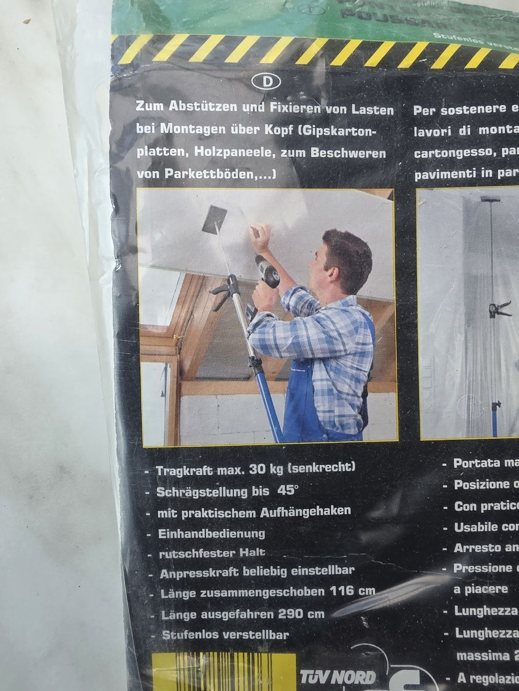 Tutti gli attrezzi: Telescopic Ceiling Support Props - New for DIY Projects – Nuovo e nell'imballaggio originale da Hinwil venduto da Ehretstock8 4
