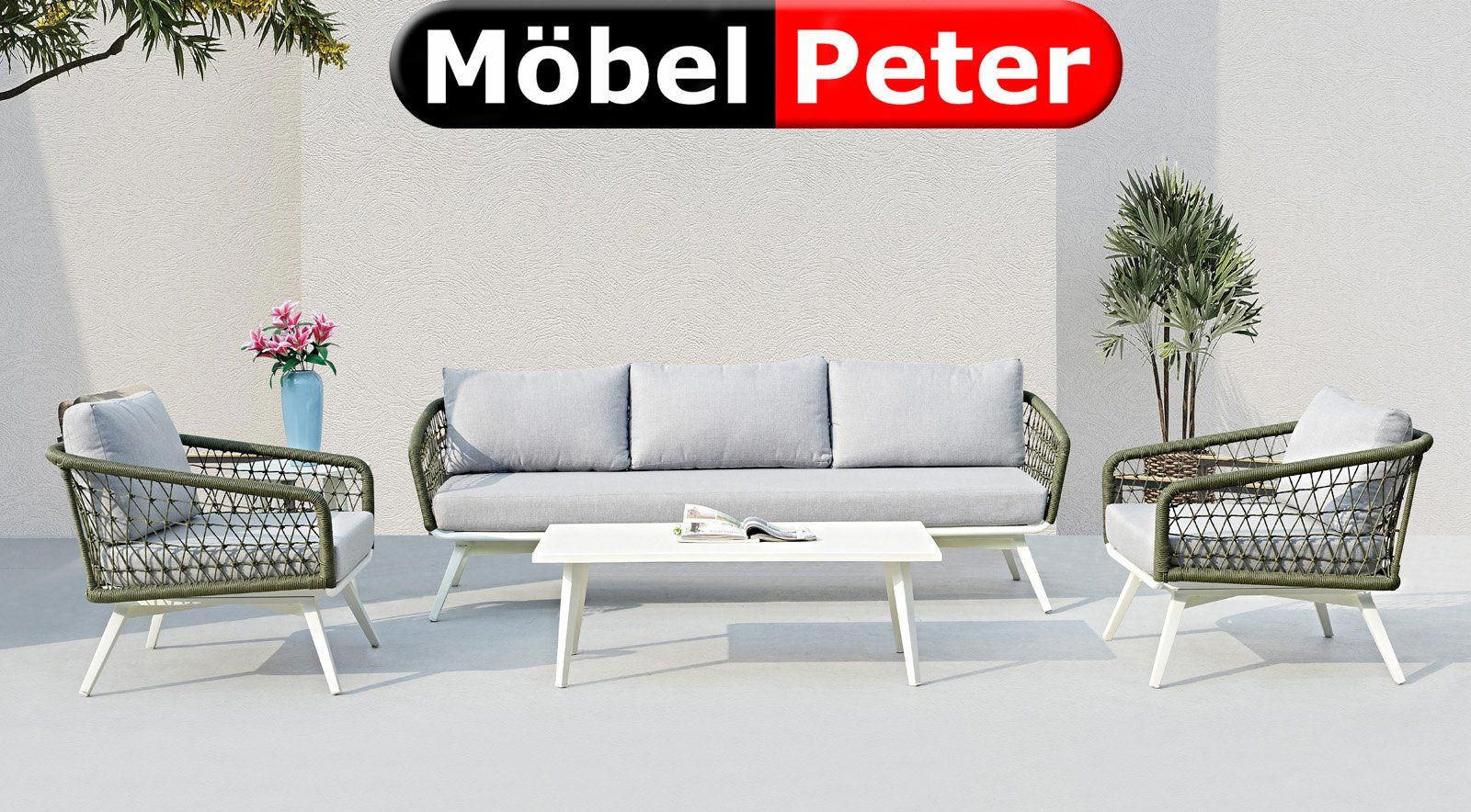 Divani: Garten Lounge Sitzgruppe Model 2026 – Nuovo e nell'imballaggio originale da Kölliken venduto da Peter-Moebel