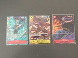 3 Japanische FullArt One piece