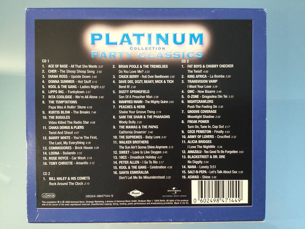 CD: CD Platinum Collection Party Classics – Usato da Kriens venduto da silo03 1