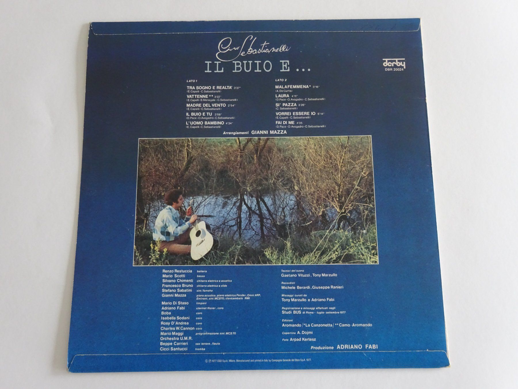 Dischi in vinile: LP Ciro Sebastianelli - Il Buio E... von 1977 – Usato da Birmenstorf venduto da Poweroldies 1