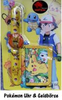 Pokémon Pikachu Uhr Geldbörse Kind Fan