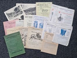 Alte Landwirtschafts Prospekte, Maschinen, Pumpen, usw.