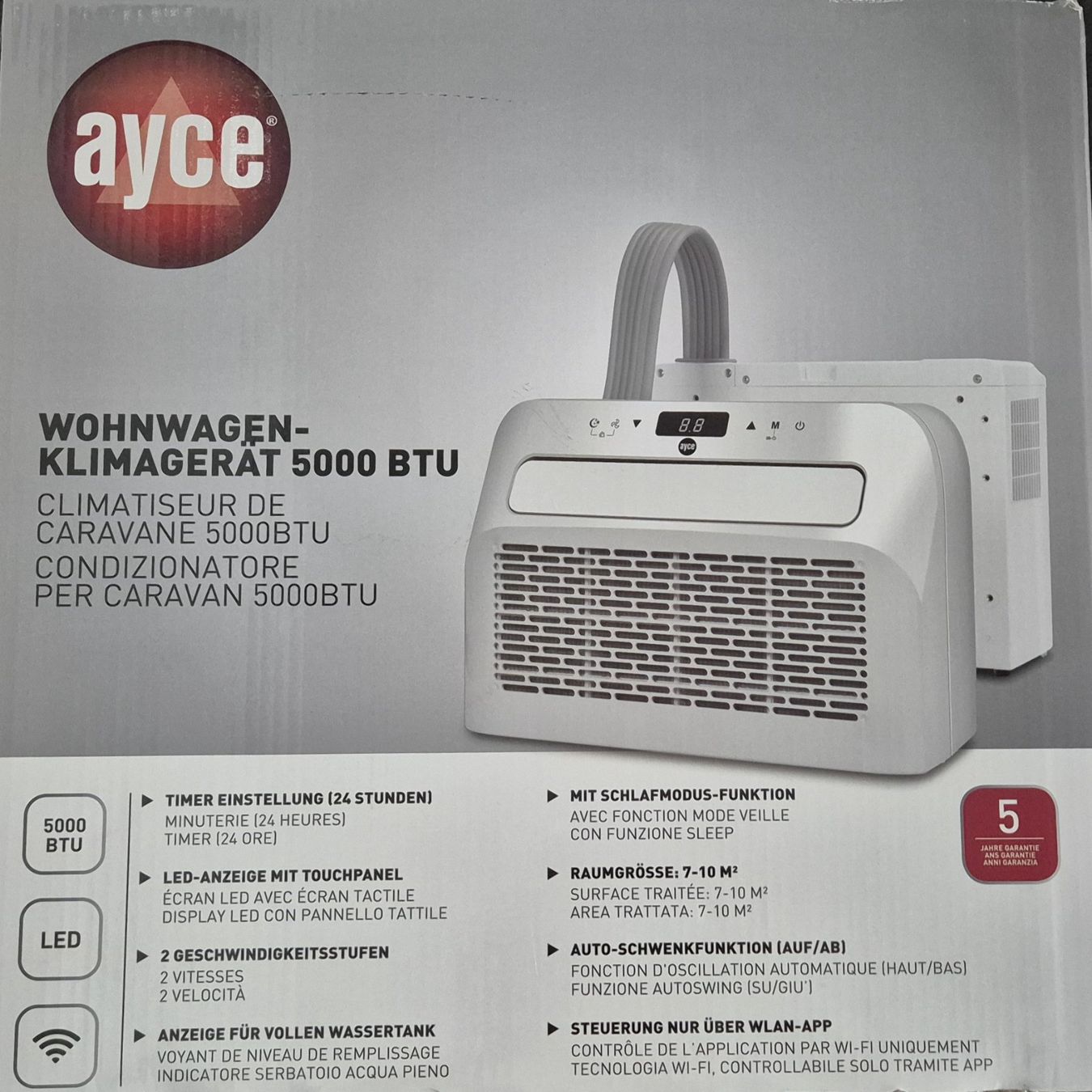 Condizionatori: Ayce YFA-05C Mobile Split Klimagerät 5000BTU NEU 5J Garantie – Nuovo (secondo la descrizione) da Eglisau venduto da Hpa1 4