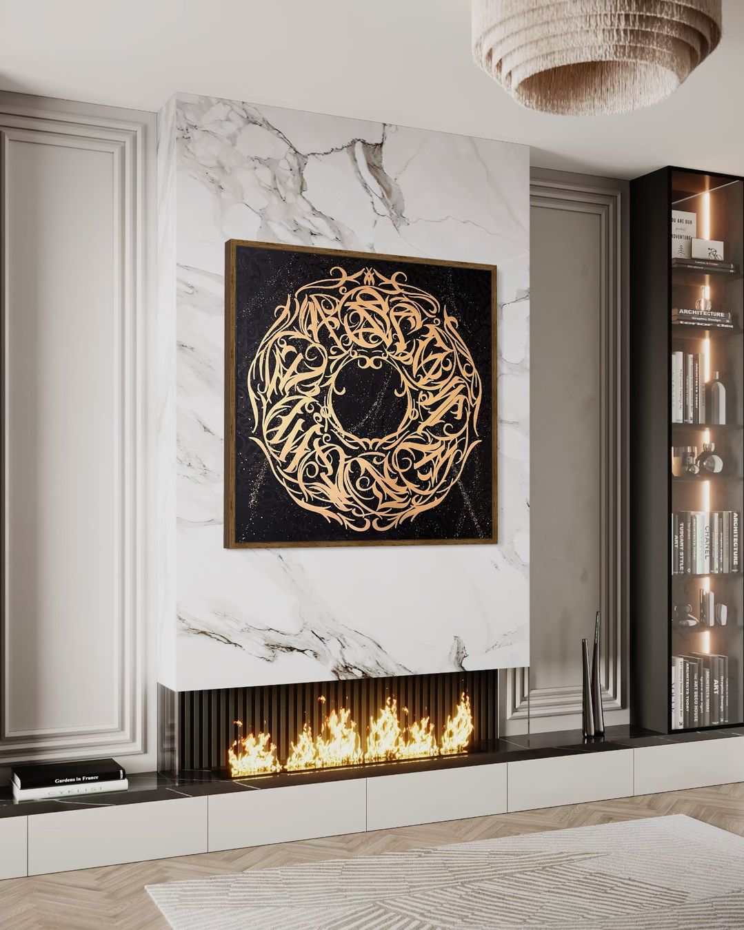 Dipinti: Calligraffiti Mandala | Original Gemälde, Unikat! – Nuovo (secondo la descrizione) da Emmenbrücke venduto da ThierryOliver