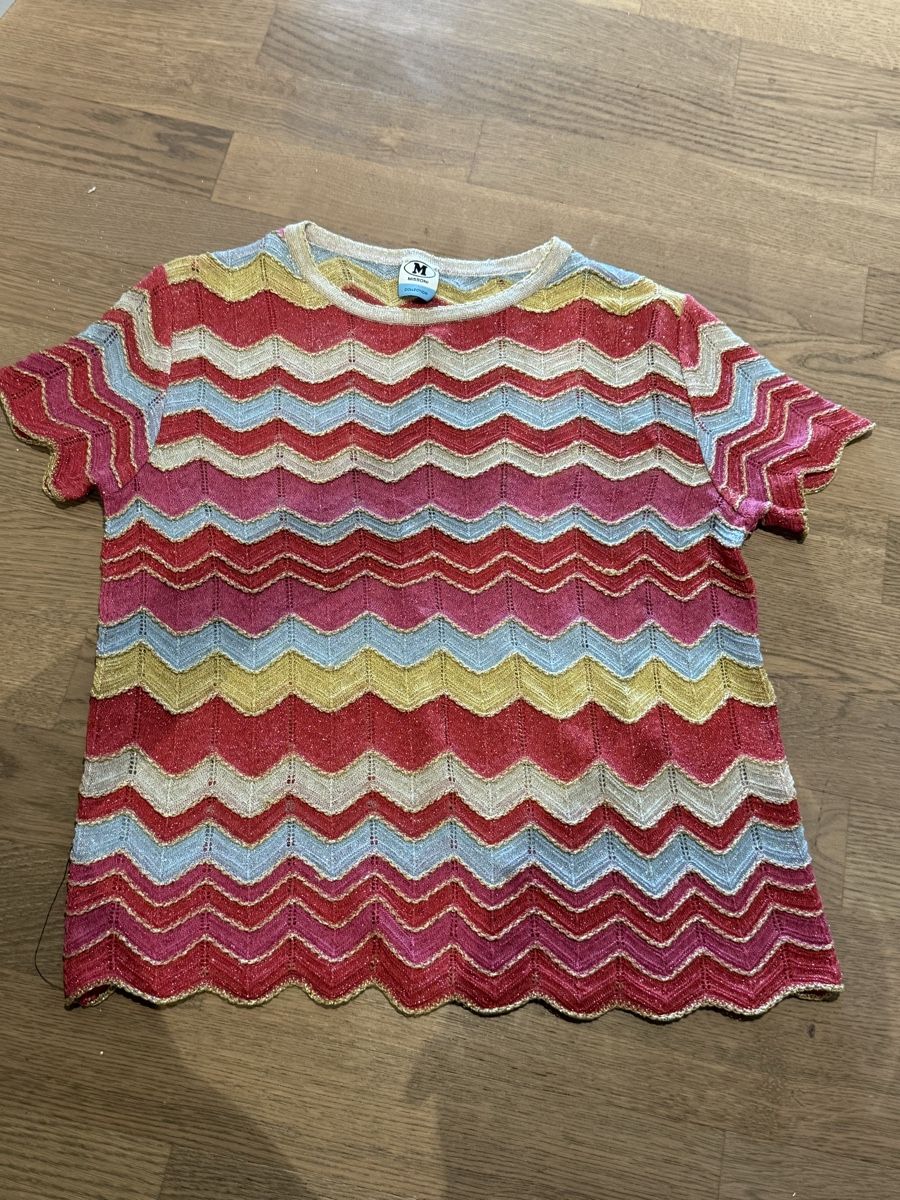 Missoni Top: Missoni Strickshirt mit Zickzackmuster Grösse S – Usato da Ottenbach venduto da Suni_82