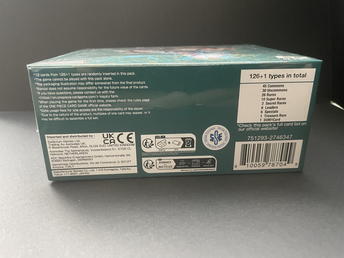 Bandai Carte collezionabili: One Piece OP08 Display EN - Two Legends Booster Box – Nuovo e nell'imballaggio originale da Siebnen venduto da Rem_zi 1