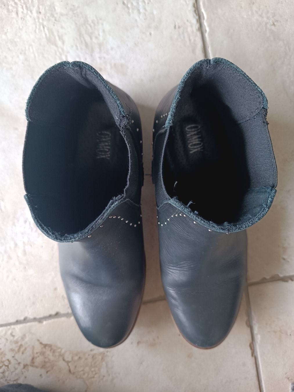 Damenschuhe: BOTTINES OXMOX CUIR NOIR 38 – Gebraucht aus Sierre von shirley04 5
