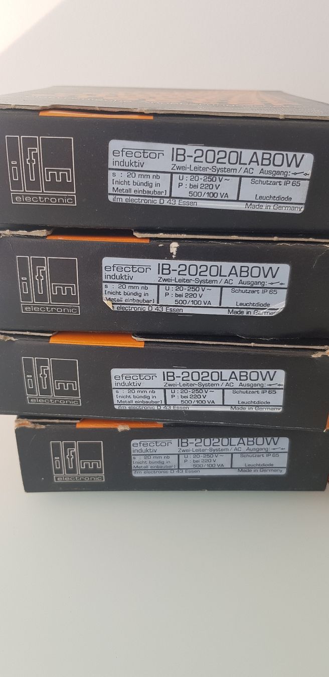 Elektronikbauteile: ifm efector Annäherungsschalter IB-2020 4 Stück – Neu (gemäss Beschreibung) aus Ennetbürgen von ruuudi01 1