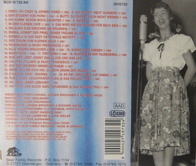 CD: Margot Eskens - Cindy oh Cindy – Usato da Grüningen venduto da azulmarron 1
