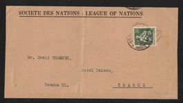 1926, SDN (D III) Nr. 9 auf Brief nach Prag, Kat. 200.-