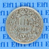CHF___1.00 1945 ss-vz 1 Franken