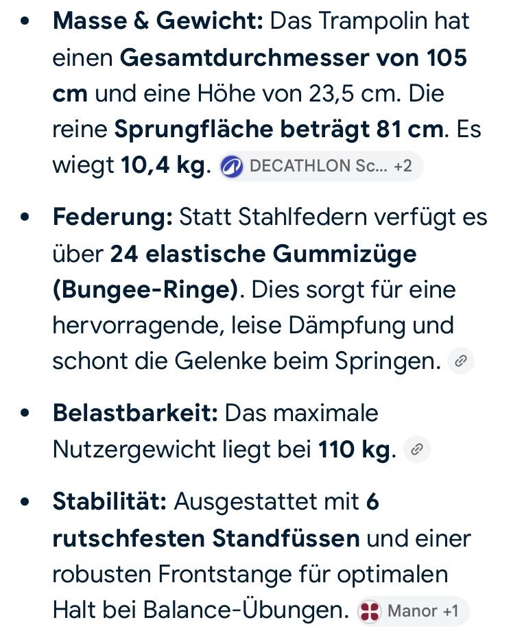 Decathlon Trampolines: Trampolin – D'occasion à Kirchdorf BE par bar_6c2l 4