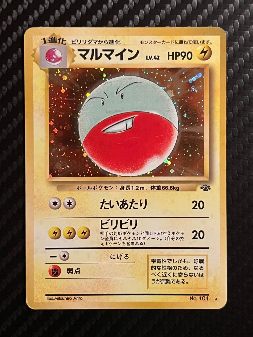 Pokémon Carte collezionabili: Electrode No. 101 Pokémon Jungle JAP – Usato da Genève venduto da WildPidgey