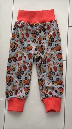 Thermo Fleece Baufahrzeuge Pumphose Gr. 86/92 Neu