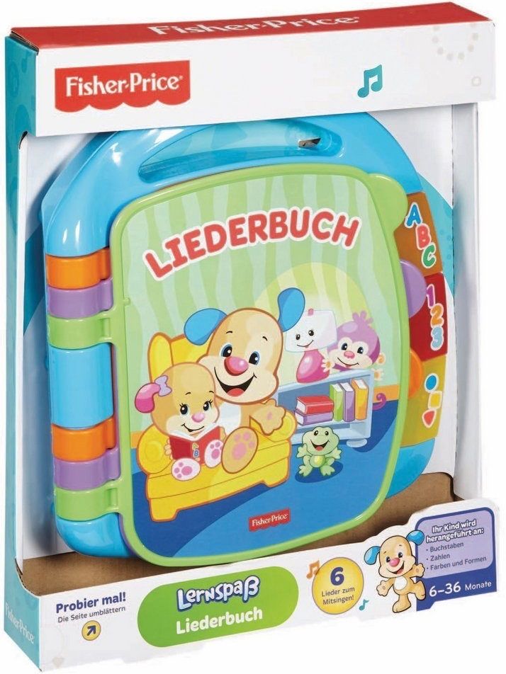 Fisher-Price Giocattoli: Fisher-Price Lernspass Liederbuch – Nuovo e nell'imballaggio originale da Basel venduto da Seifehuesli