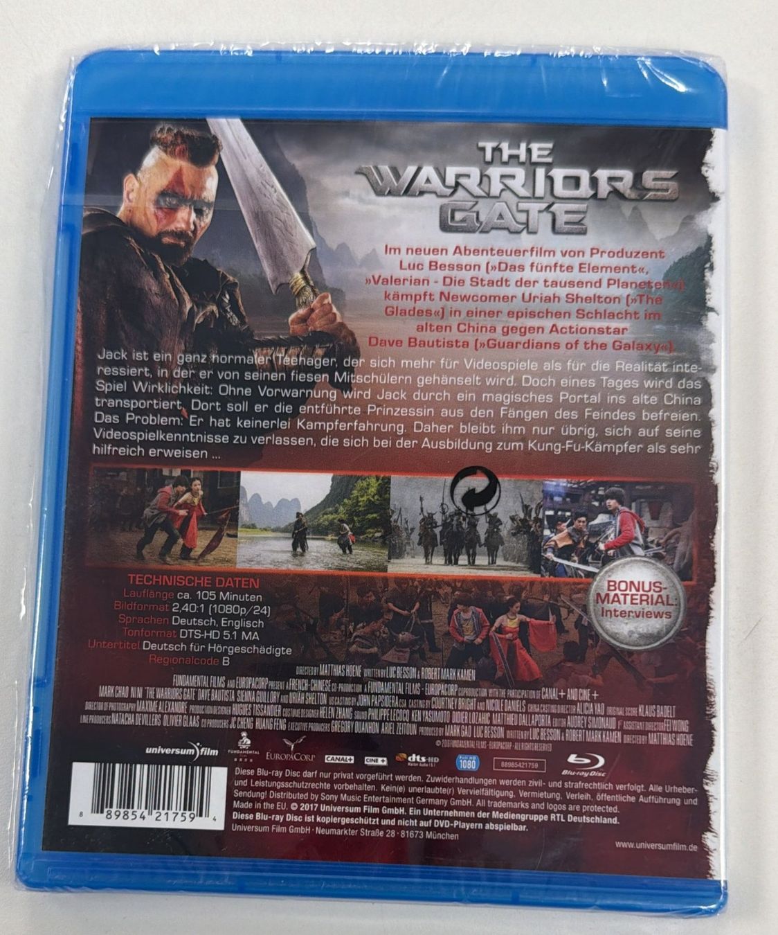 Tous les DVDs: THE WARRIORS GATE BLU-RAY – Neuf avec emballage d'origine à Zürich par freioccasionen 1