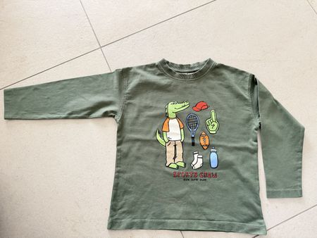 ZARA langärmeliges T-shirt mit Motiv Gr. 110