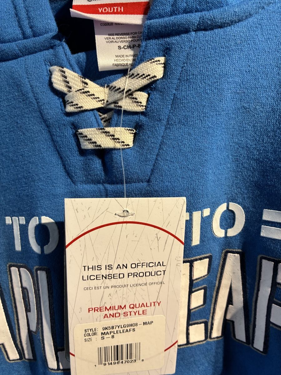 Maglioni & Felpe: Toronto Maple Leafs Kapuzenpullover blau Grösse S neu – Nuovo e nell'imballaggio originale da Zürich venduto da Msirco 1