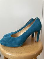 Gabor Pumps Petrol Wildleder – Gr. 6 (39/39.5) – Top Zustand