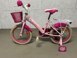 Vélo enfant Hello Kitty rose 16 pouces