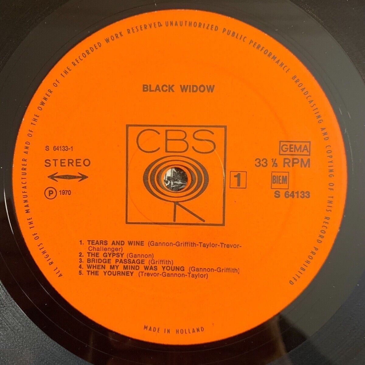 Vinyles: Black Widow - Same / 1. NL-Press. 1970 - Very nice Copy – D'occasion à Gais par soundcave57 3
