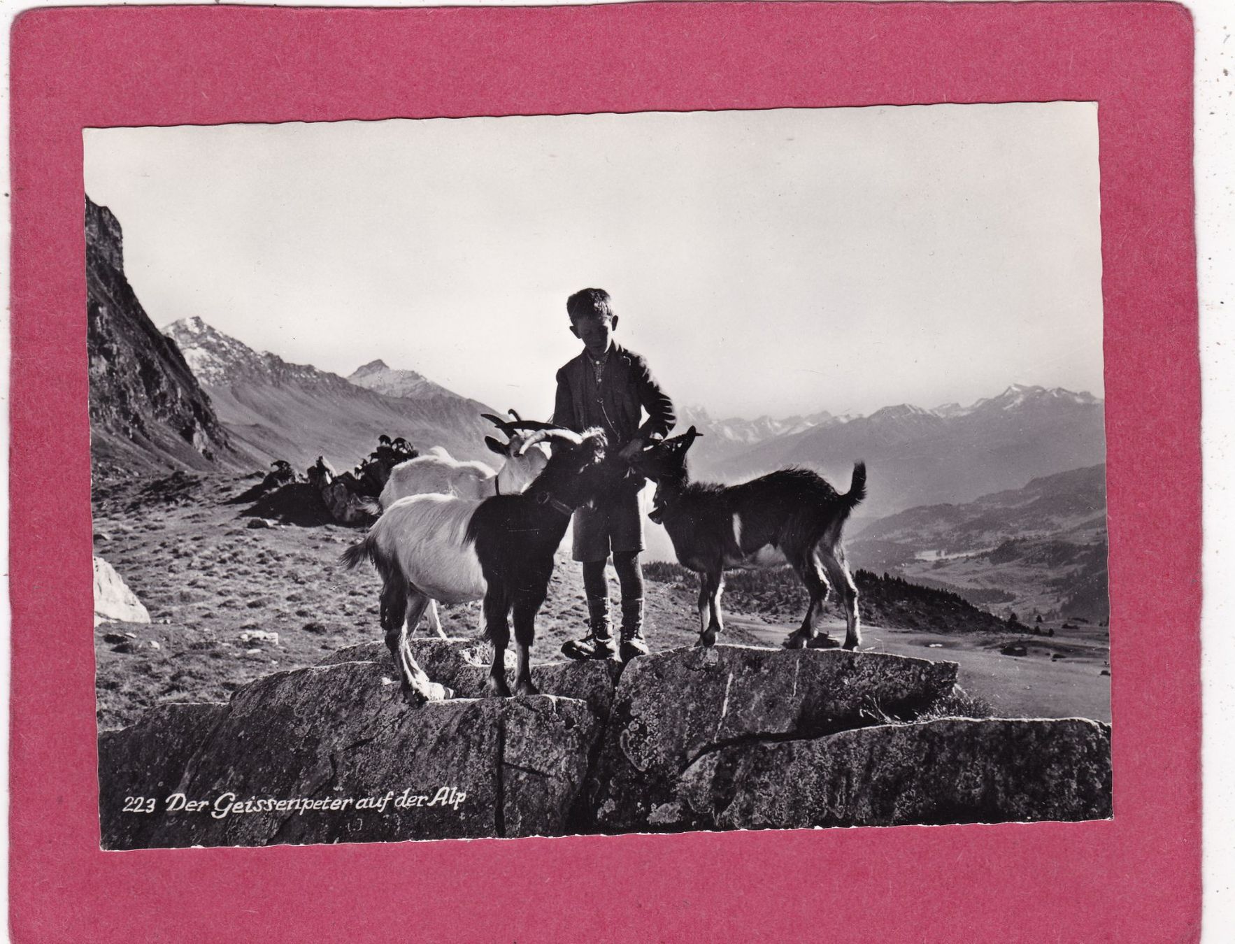 Ansichtskarten: Der Geissenpeter auf der Alp Ziegen – Gebraucht aus Herisau von Lisegrat2008