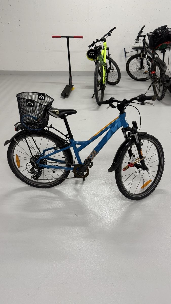 Biciclette: Mustang Kinderfahrrad 24 mit Korb – Usato da Kreuzlingen venduto da _lele_