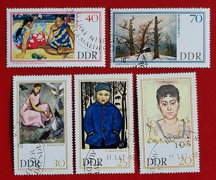 Briefmarken Ddr Gemaldegalerie Dresden