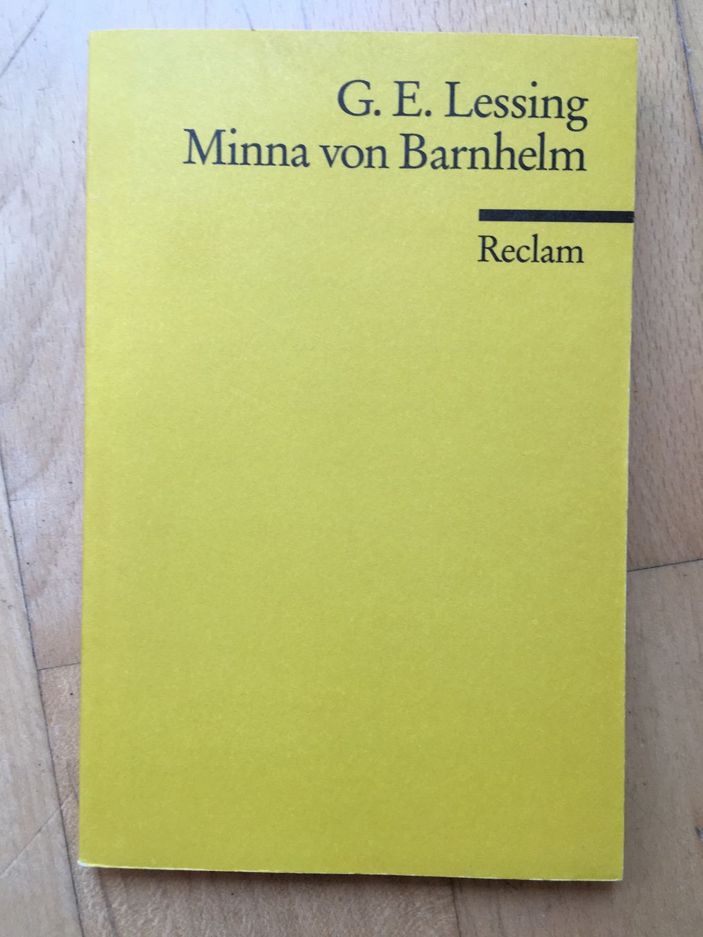 Libri: Lessing: Minna von Barnhelm (Reclam) – Nuovo (secondo la descrizione) da Zürich venduto da mignonmignon