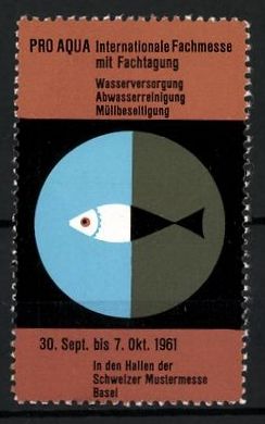 Altre raccolte & rarità: Reklamemarke Basel, Pro Aqua Fachmesse 1 – Usato da Berlin venduto da bartko-reher 1