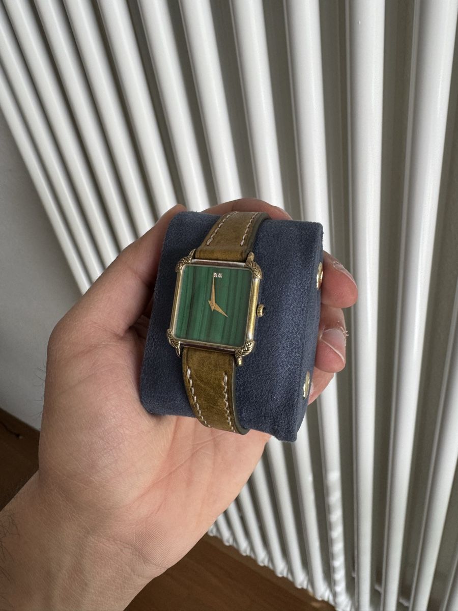 Favre Leuba Orologi: Favre-Leuba Ref. 1743 Green Stone Dial – Usato da Basel venduto da Wolfofvintagewatches 3