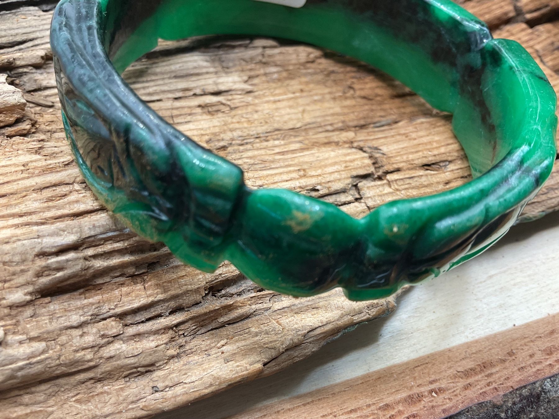Bracciali & Braccialetti: Jadeit Armreif, Innendurchmesser 61mm – Nuovo (secondo la descrizione) da luzern venduto da Alpendorf1 4