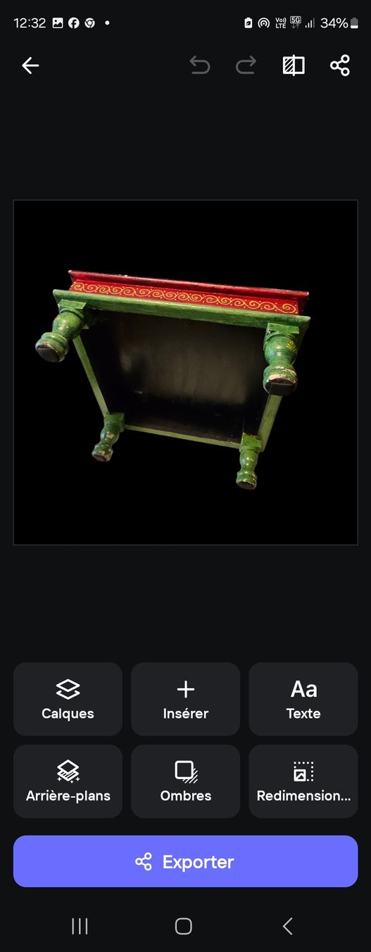 Tavoli: Table basse Indienne en bois – Nuovo e nell'imballaggio originale da Vernier venduto da 19pigments 3