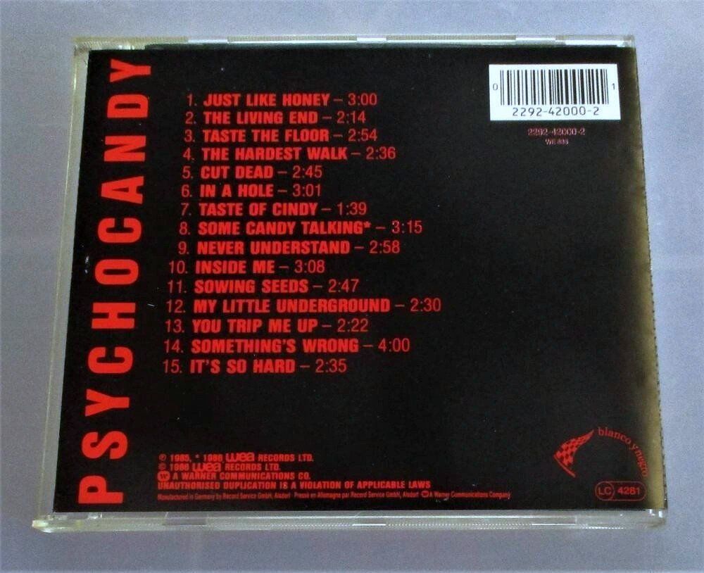 CD: THE JESUS AND MARY CHAIN - Psychocandy – Usato da Wattwil venduto da Muriel11 1