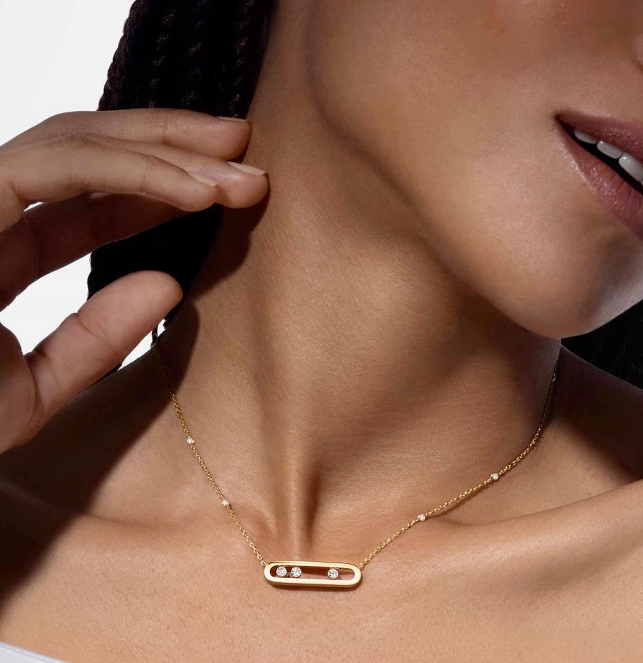 Messika Catenine: MOVE Collier Diamant Or Jaune Messika Grand Modèle – Nuovo (secondo la descrizione) da Vuisternens-Romont venduto da gol_xp6p