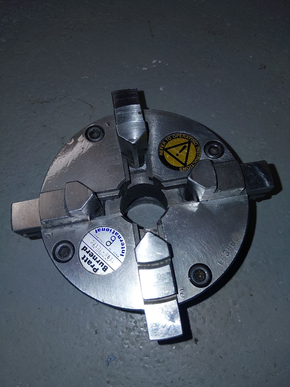 Schaublin Altro per industria metallurgica: Mandrin 100mm w20 4 mors Pratt Burnered – Usato da Champoz venduto da yokely 3