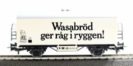 Märklin H0 -SJ Kastenwagen Wasabröd ger rag i rygge