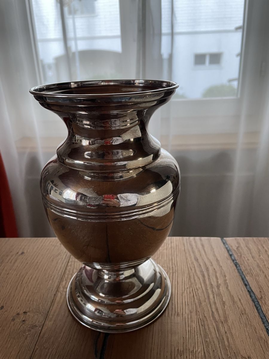Vasi & Recipienti: Elegante versilberte Vase mit Standfuss – Usato da Buchs AG venduto da vec_82fw 4