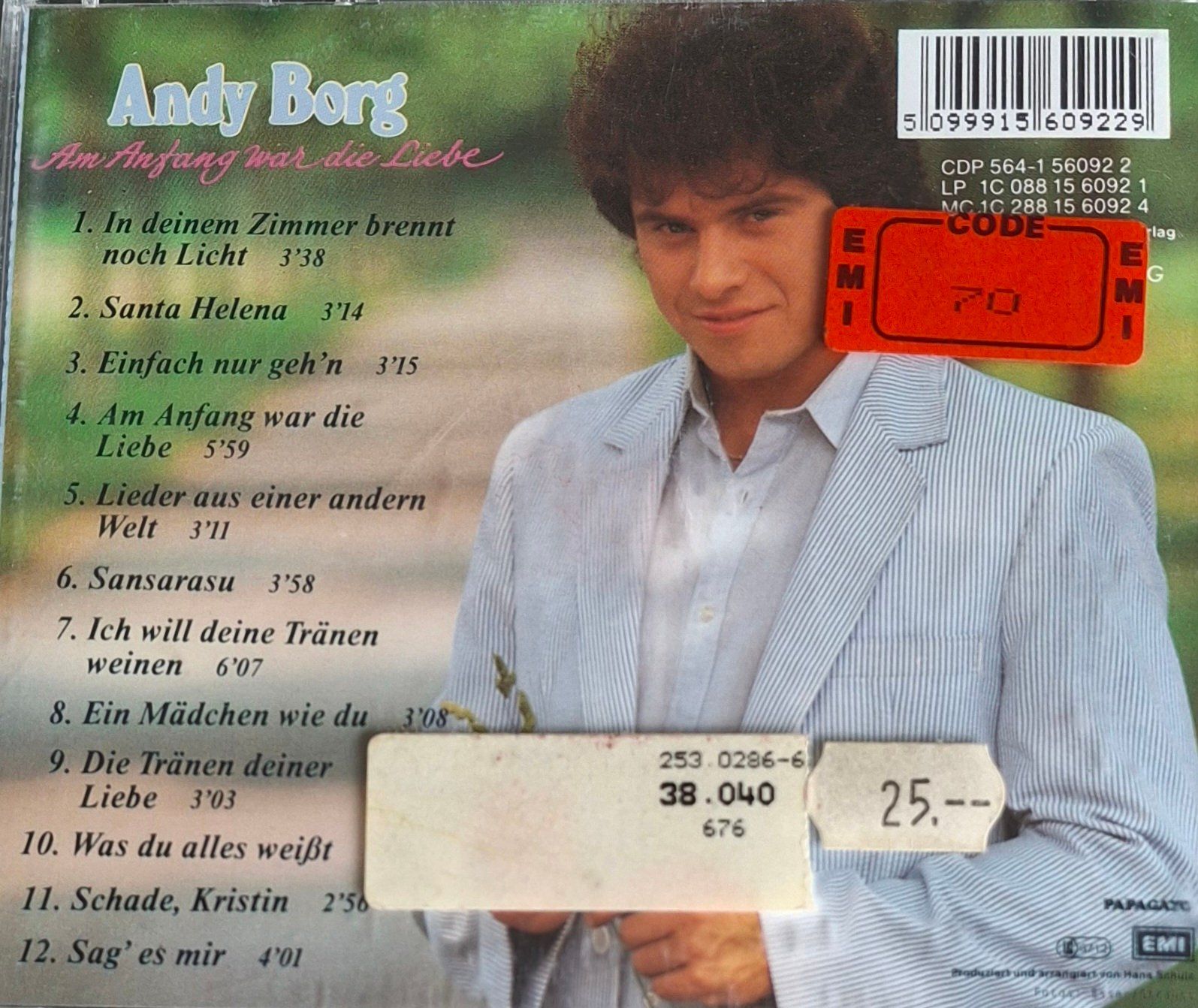 CDs: Andy Borg - Am Anfang war die Liebe – Gebraucht aus Reinach BL von Chela04 1