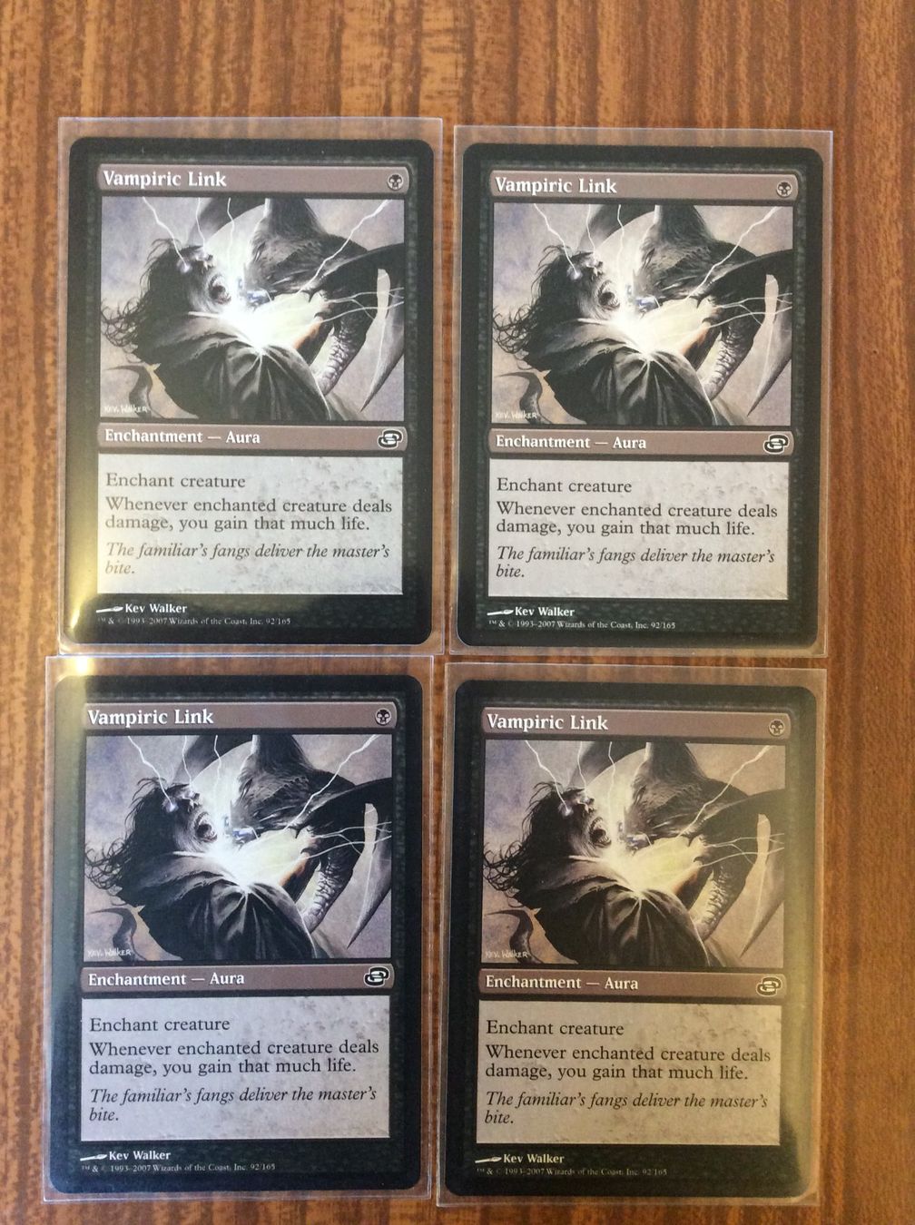 Magic The Gathering Carte collezionabili: MTG - Vampiric Link x4 – Nuovo (secondo la descrizione) da Altdorf UR venduto da Spiel-Chreisel