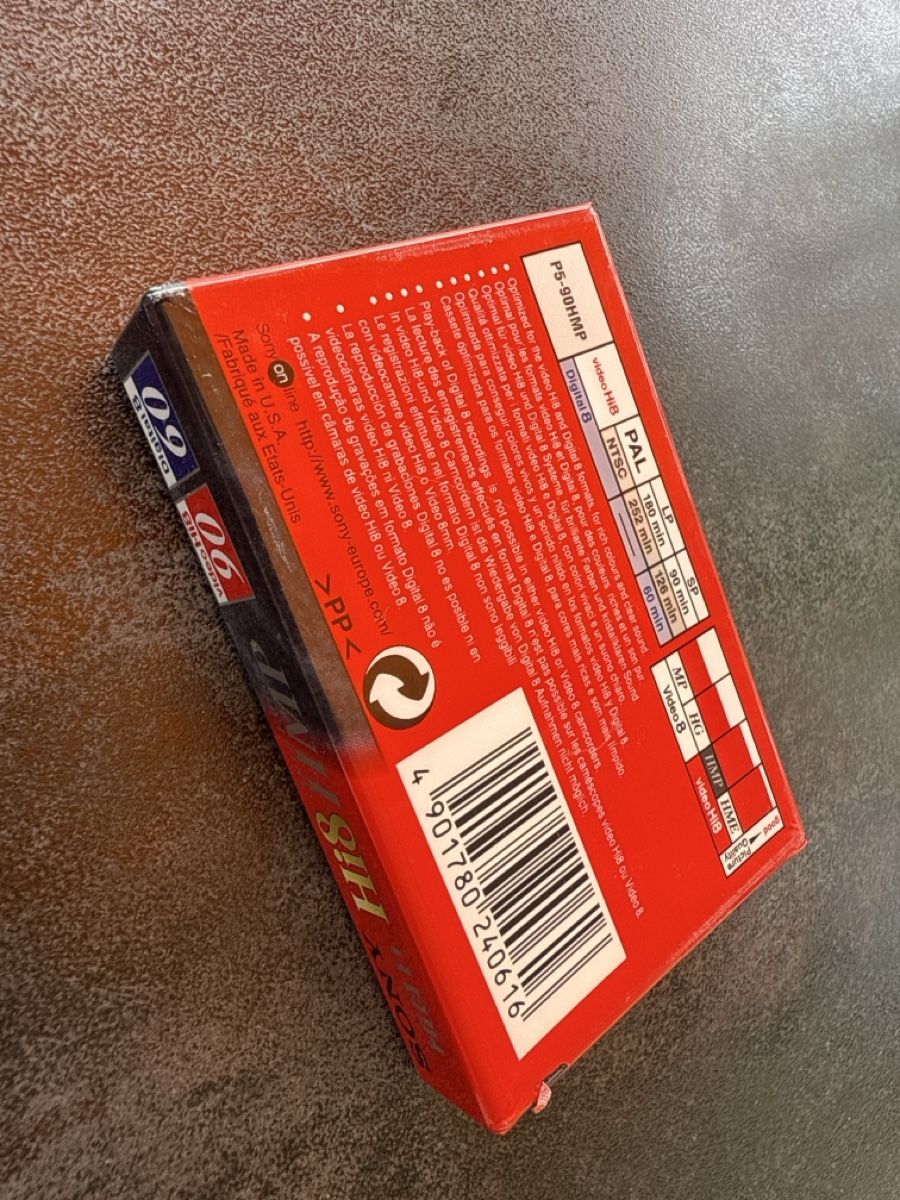 Cassettes vierges: Sony Hi8 – Neuf avec emballage d'origine à Horriwil par Carrera68 1