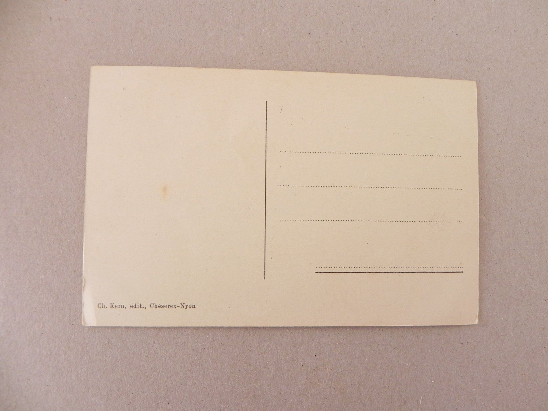 Cartoline postali: Carte Chéserex VD Le Cret ca. 1920 – Usato da Siebnen venduto da krimsie 1