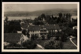 AK Mammern am Untersee, Blick zur Kuranstalt