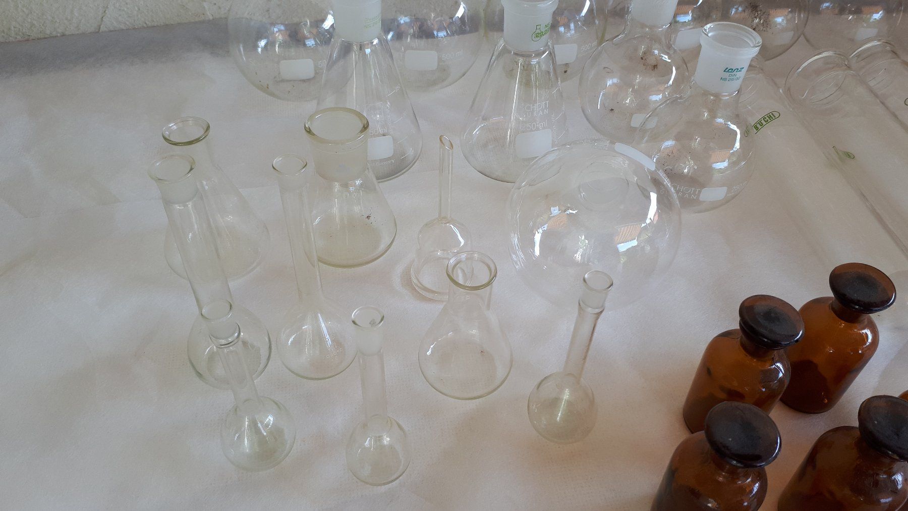 Schott Verres: Labor Glaswaren Konvolut – D'occasion à Madiswil par 20gls 5